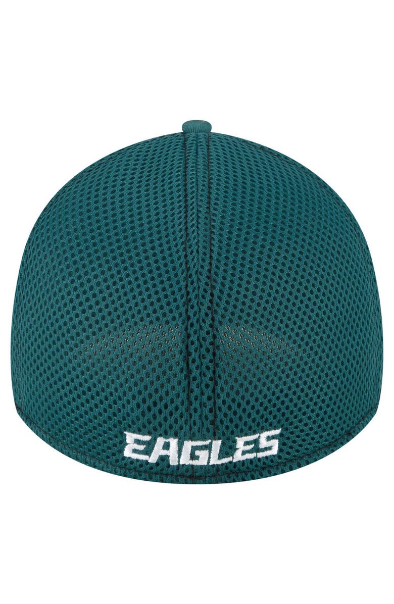New Era Men's New Era  Midnight Green Philadelphia Eagles Neo 39THIRTY Flex Hat, Alternate, color, Dark Green