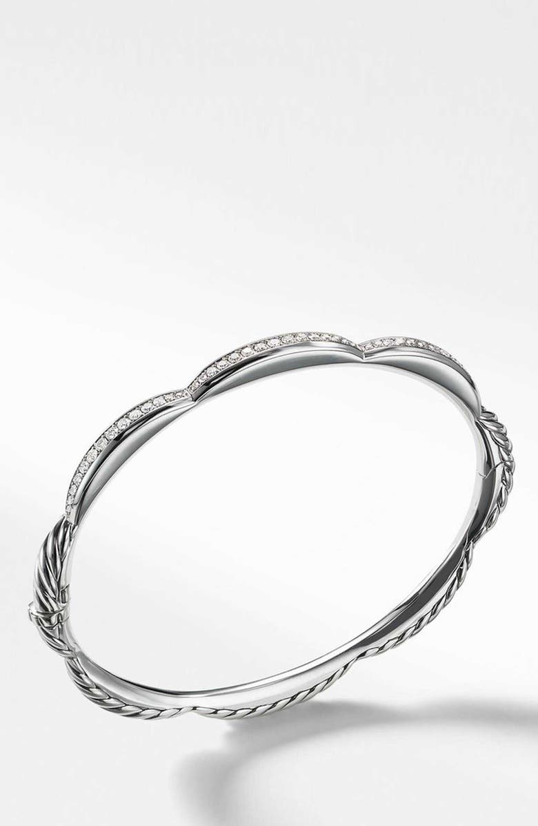David Yurman Tides 3-Station Bracelet with Diamonds, Alternate, color,
