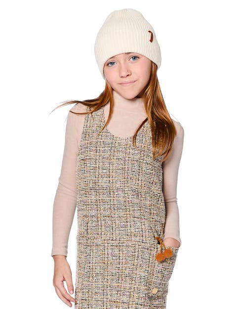 Deux Par Deux Super Soft Ribbed Mock Neck Top In Neutral