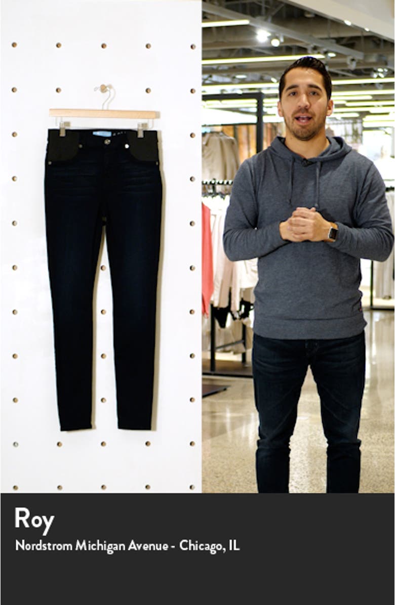 b(air) High Waist Ankle Skinny Maternity Jeans, sales video thumbnail