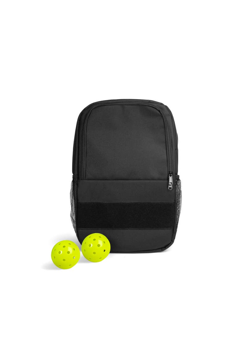 Pickleball Backpack and Pickleball Set, Main, color, Black