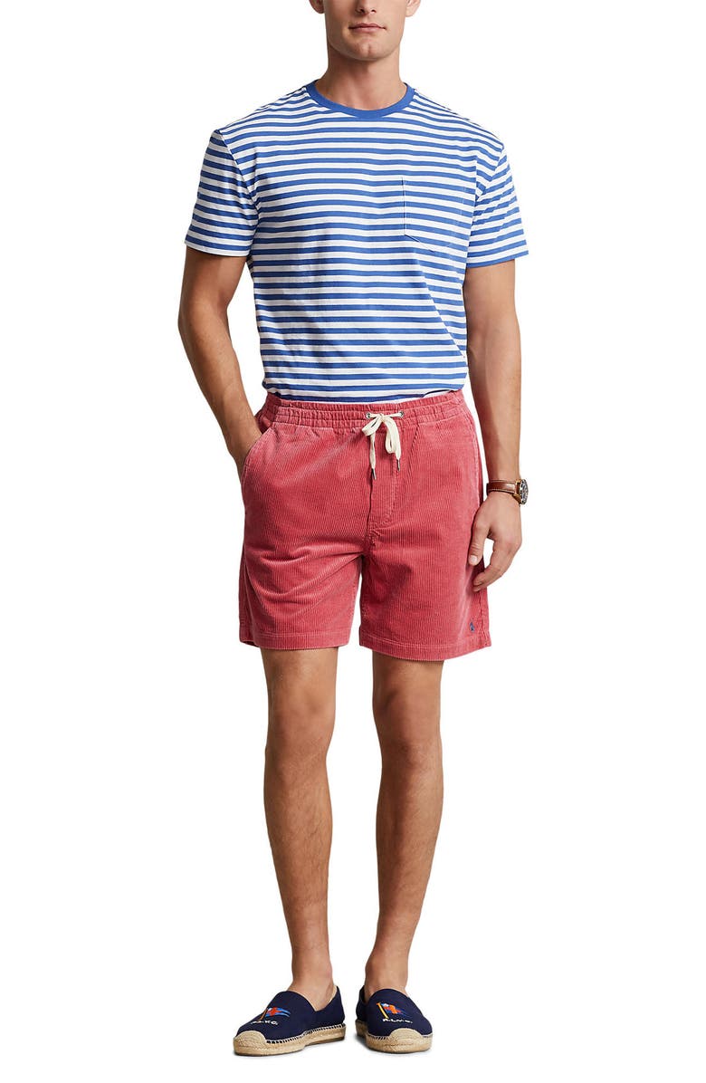Polo Ralph Lauren 8 Wale Corduroy Drawstring Shorts, Alternate, color, 