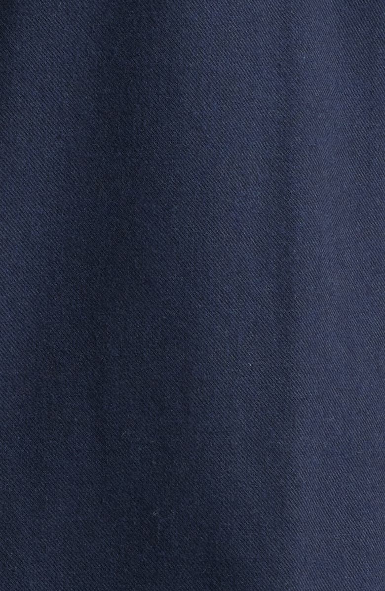 FRAME Cotton & Merino Wool Button-Up Shirt, Alternate, color, Dark Navy