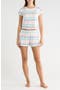  Ivory- Blue B Truly Stripe