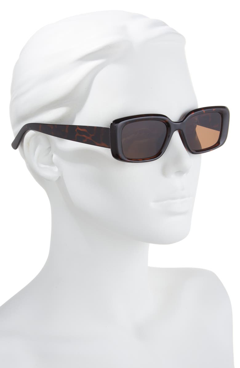 BP. Rectangular Sunglasses, Alternate, color, Tort