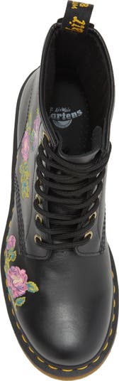 Dr. Martens 1460 Vonda II Flower Embroidered Boot (Women