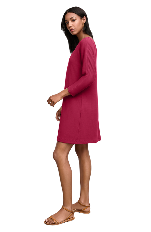 M.m.lafleur Ivana Toss-on Dress In Purple
