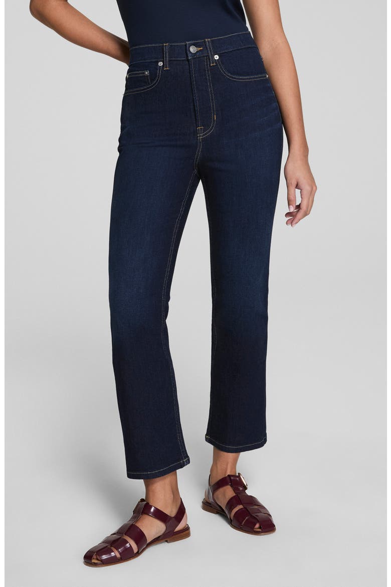 Kick Flare Jeans, Main, color, DARK INDIGO