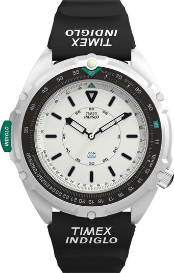 クラシック RT-110455 Timex® 1995 Intrepid Reissue Rubber Strap Watch, 46mm | Nordstrom