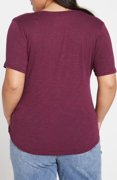 Universal Standard Light As Air V-rex T-shirt In Jam