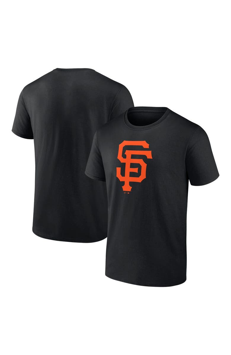 FANATICS Men's Fanatics Black San Francisco Giants Official Logo T-Shirt, Alternate, color, Black