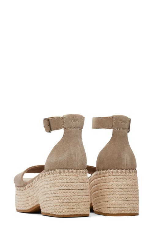 TOMS TOMS LAILA ESPADRILLE PLATFORM SANDAL