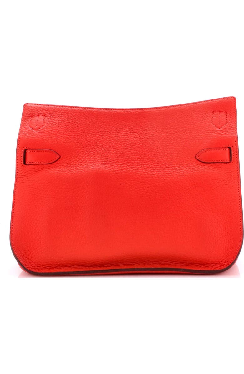 Pre-Owned Hermes Jypsiere Bag Clemence 28, Alternate, color, Rouge Tomate