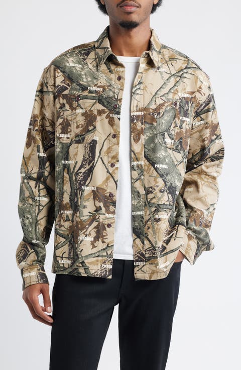Sensation Hunting Camouflage Hunting Button-Up Shirt
