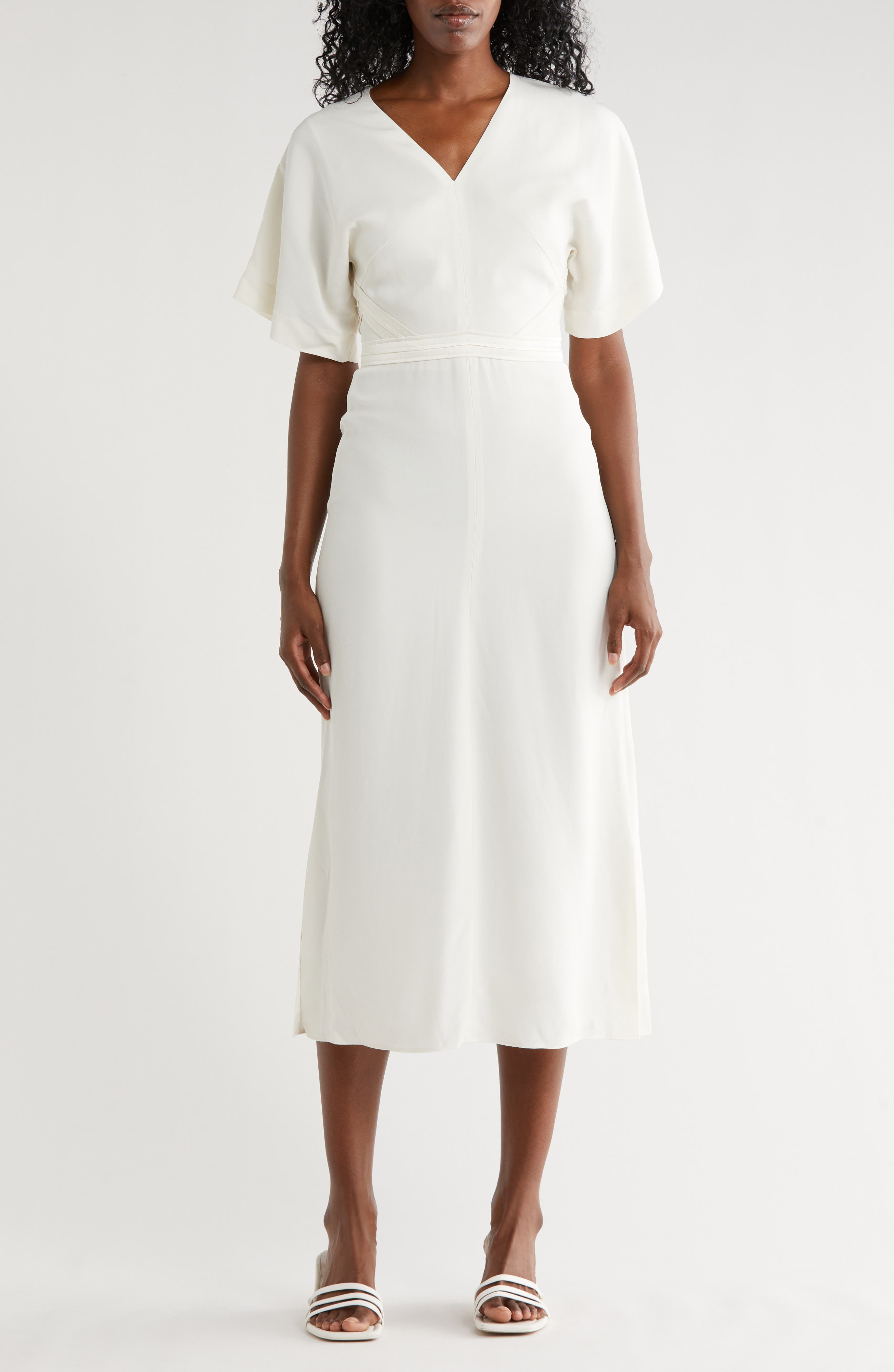 BOSS Dawinga Dolman Sleeve Maxi Dress