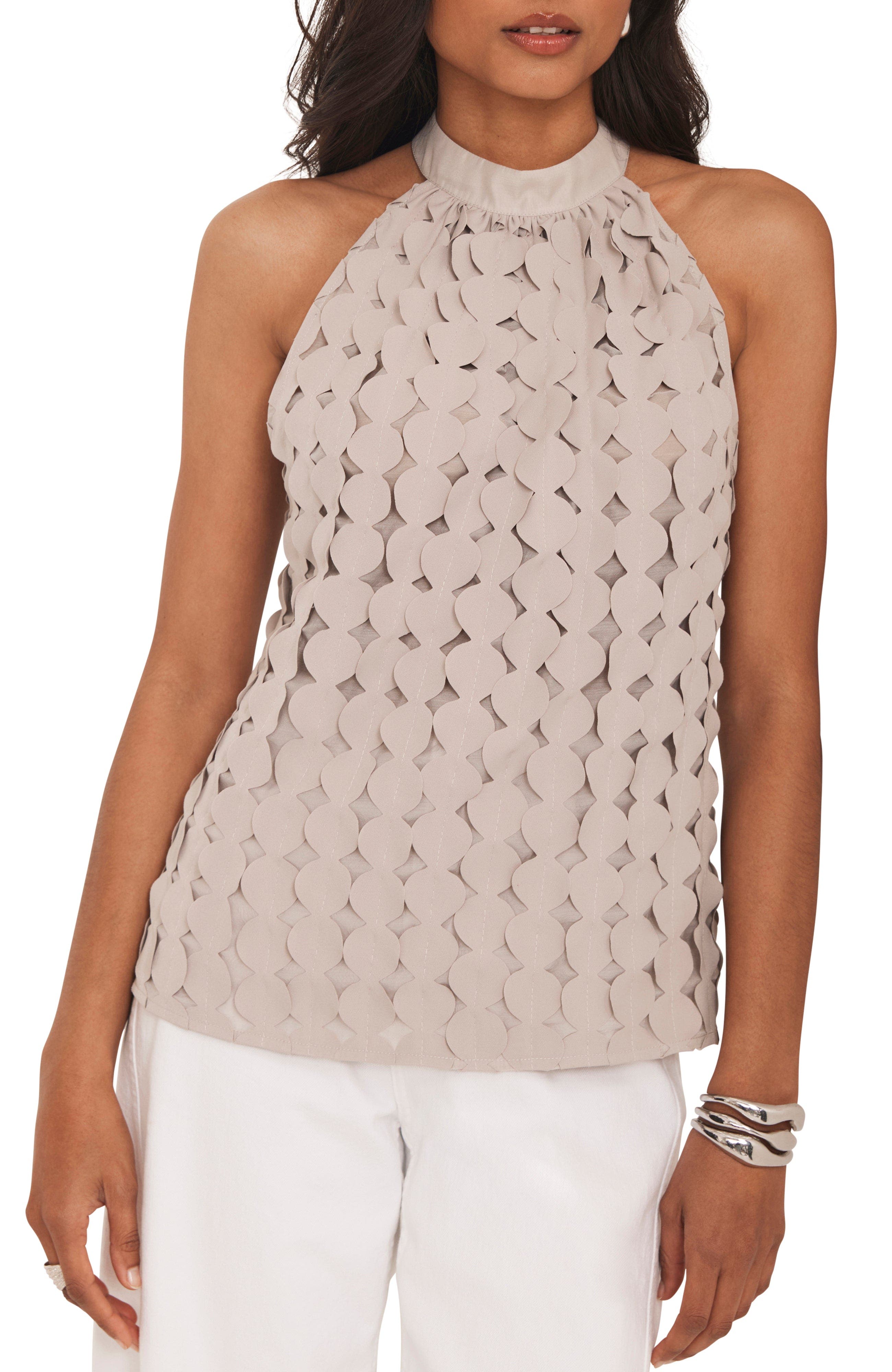 Neutral Disc Halter Top