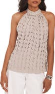 MINT VELVET Neutral Disc Halter Top