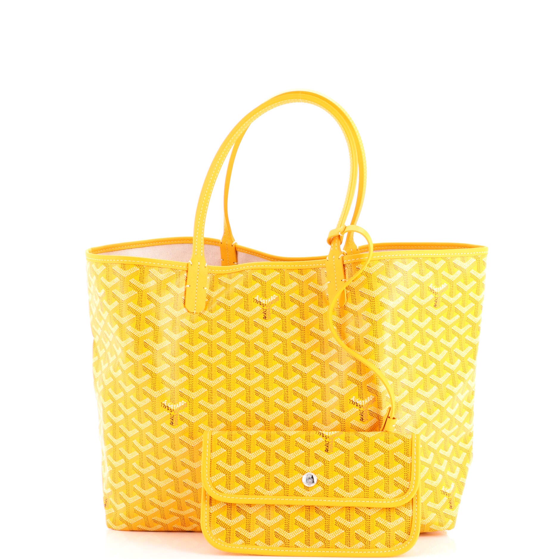 Pre-Owned Goyard Saint Louis Tote Coated Canvas PM, Alternate, color, Yellow