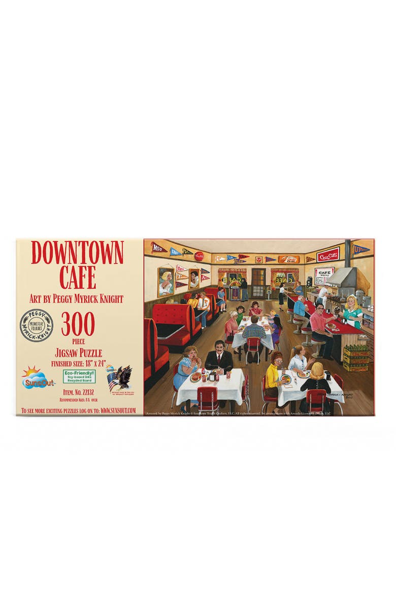 Sunsout Downtown Cafe 300 piece Jigsaw Puzzle for Adults, Alternate, color, Multicolor