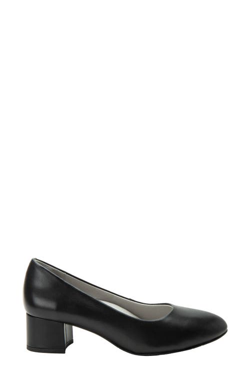 Alegria By Pg Lite Lisah Almond Toe Pump In Black