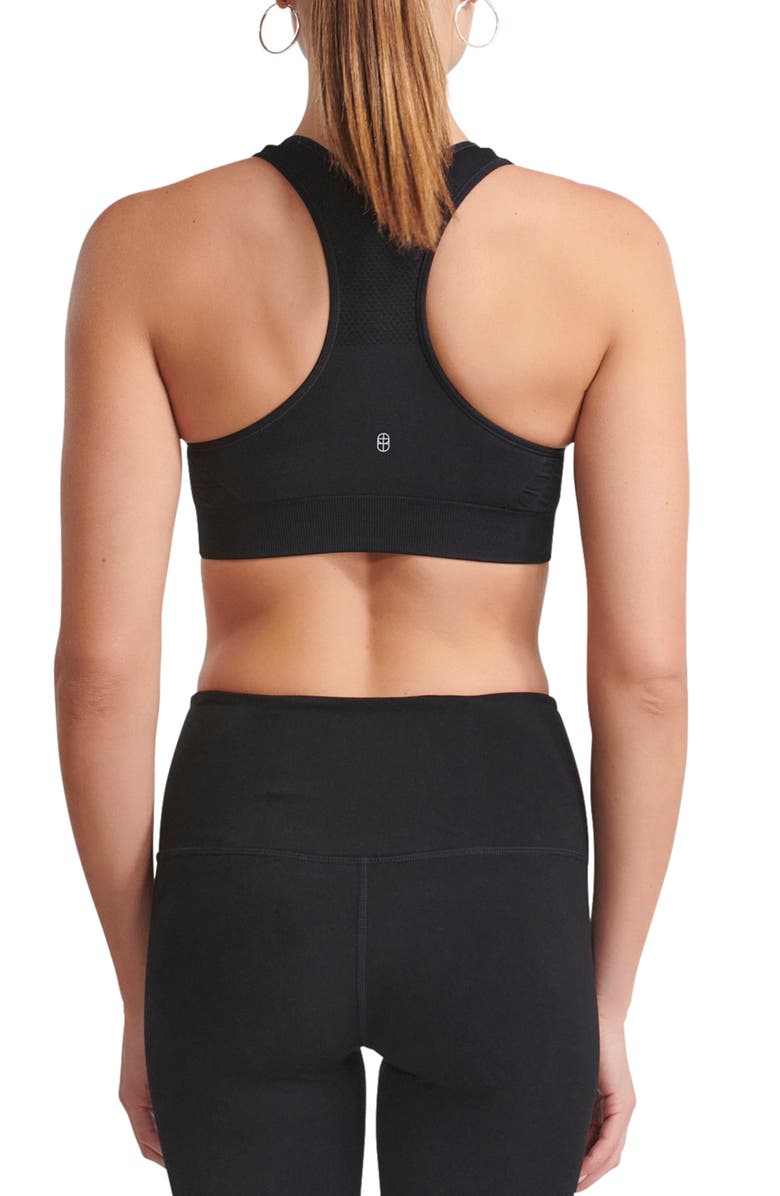 Underoutfit The Nowsunday Racerback Sports Bra, Alternate, color, Black