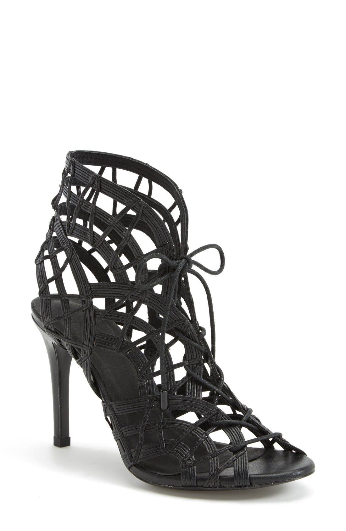 Joie 'Leah' Lace-Up Sandal, Main, color, 