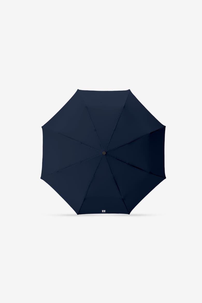Compact Travel Umbrella, Alternate, color, Navy