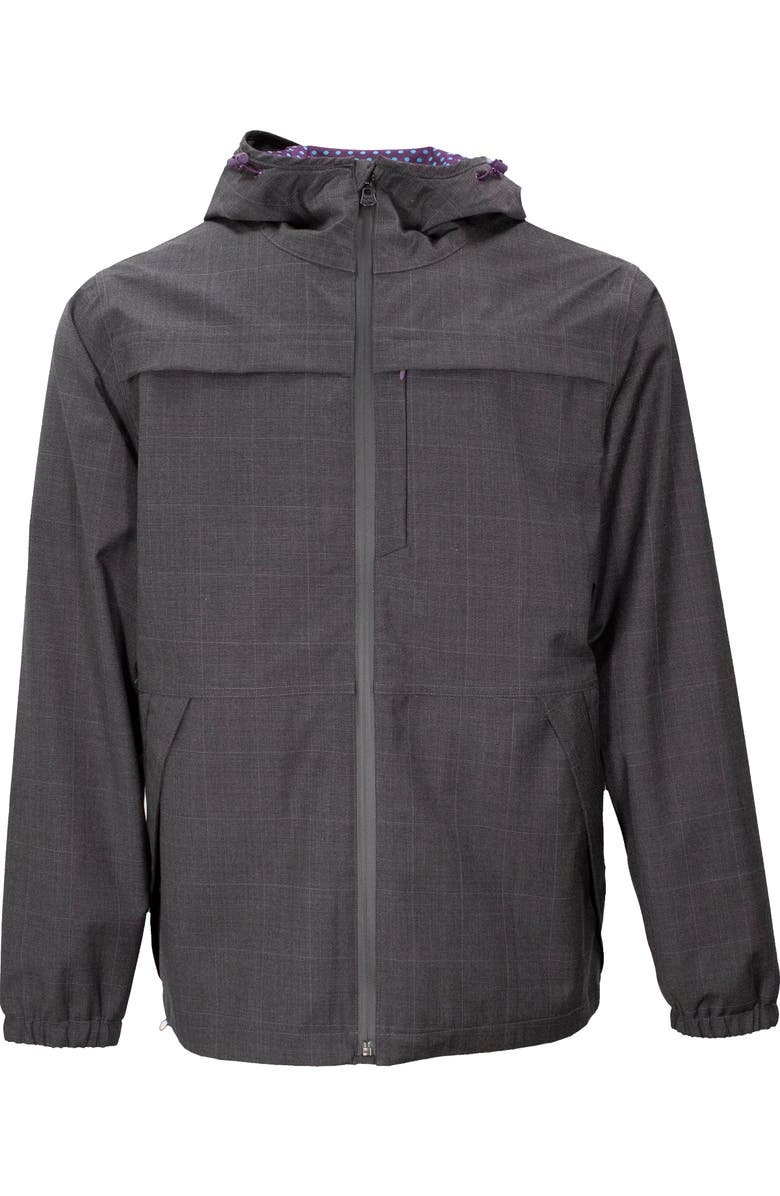 Lords of Harlech Luca Wool Waterproof Jacket, Main, color, Grey