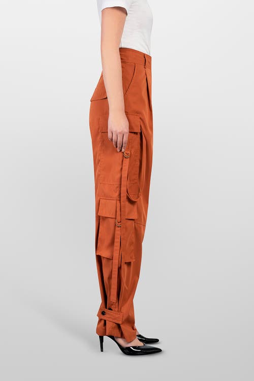 Laura Aparicio Maxi Cargo Pocket Pants In Black