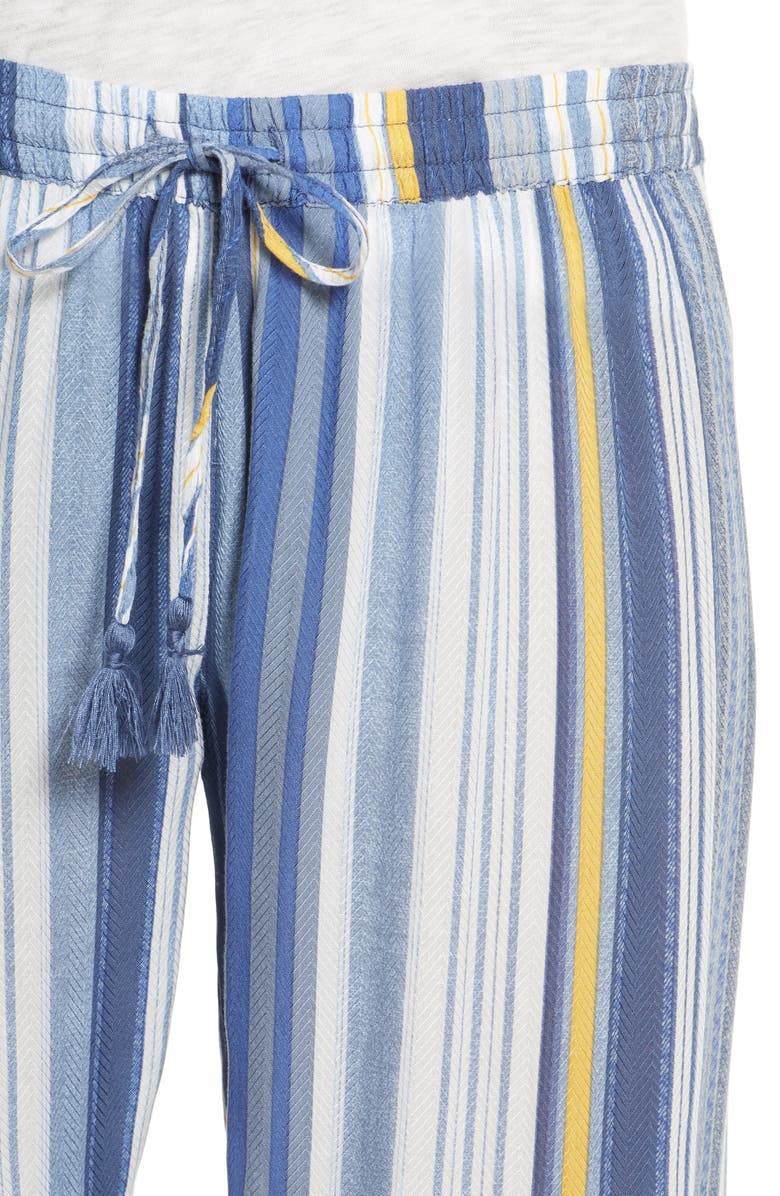 PJ Salvage Beach Blue Stripe Pajama Pants, Alternate, color, 