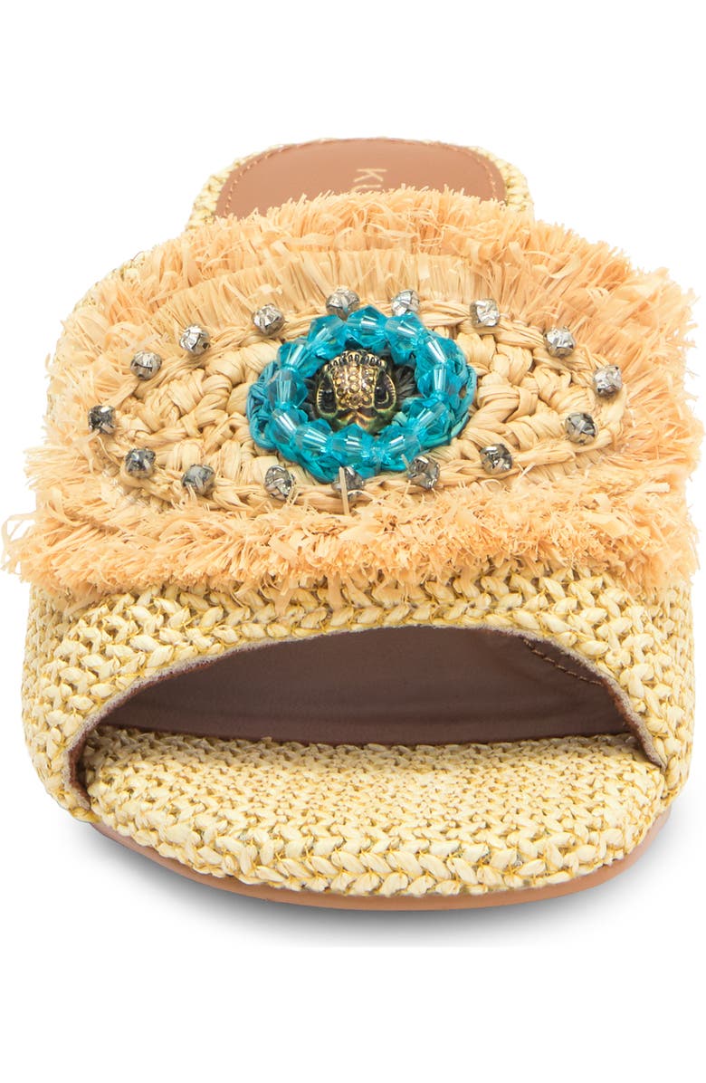 Kurt Geiger London Olive Block Heel Slide Sandal, Alternate, color, Open Beige