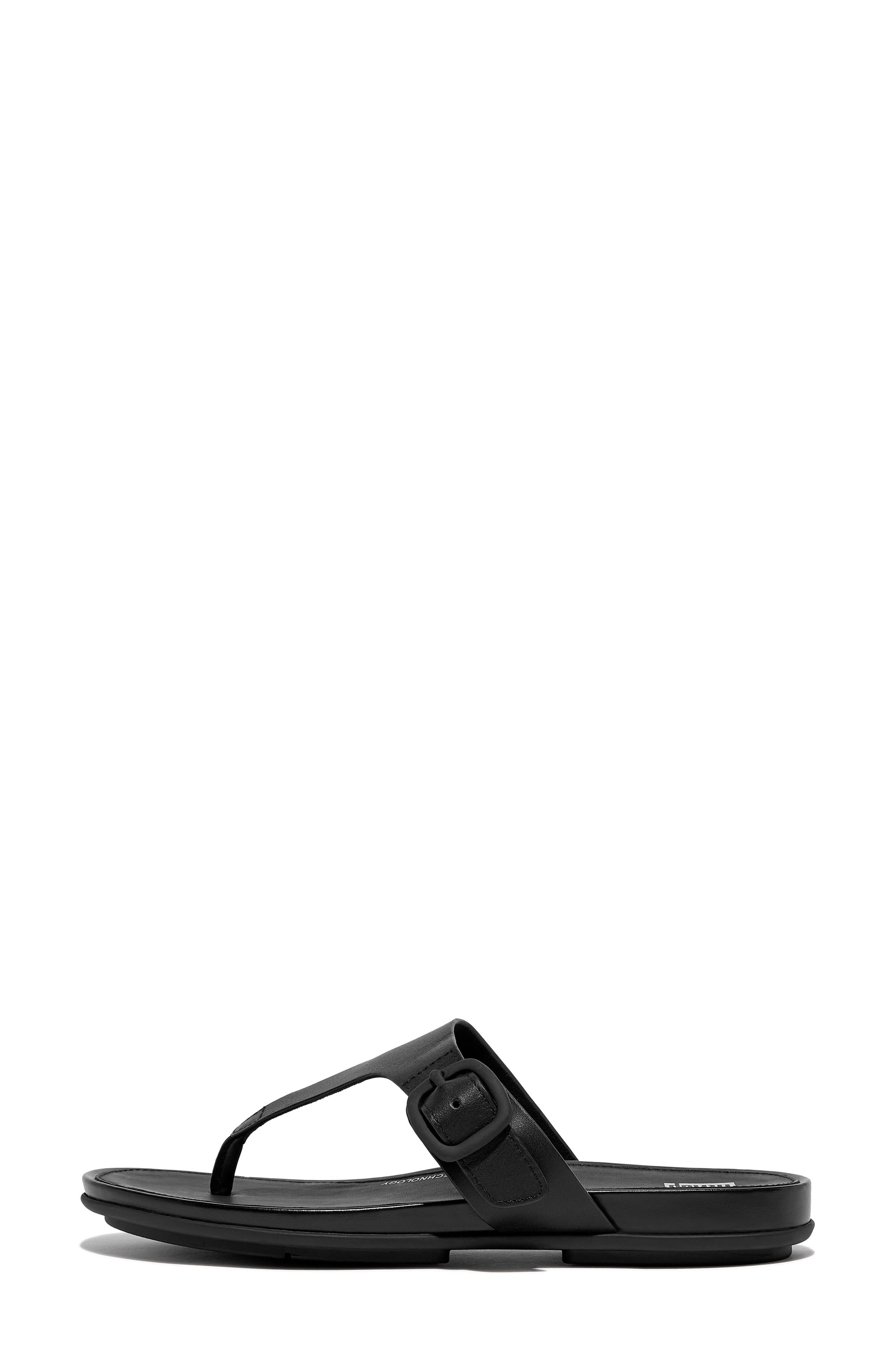 FitFlop Gracie Flip Flop, Alternate, color, All Black