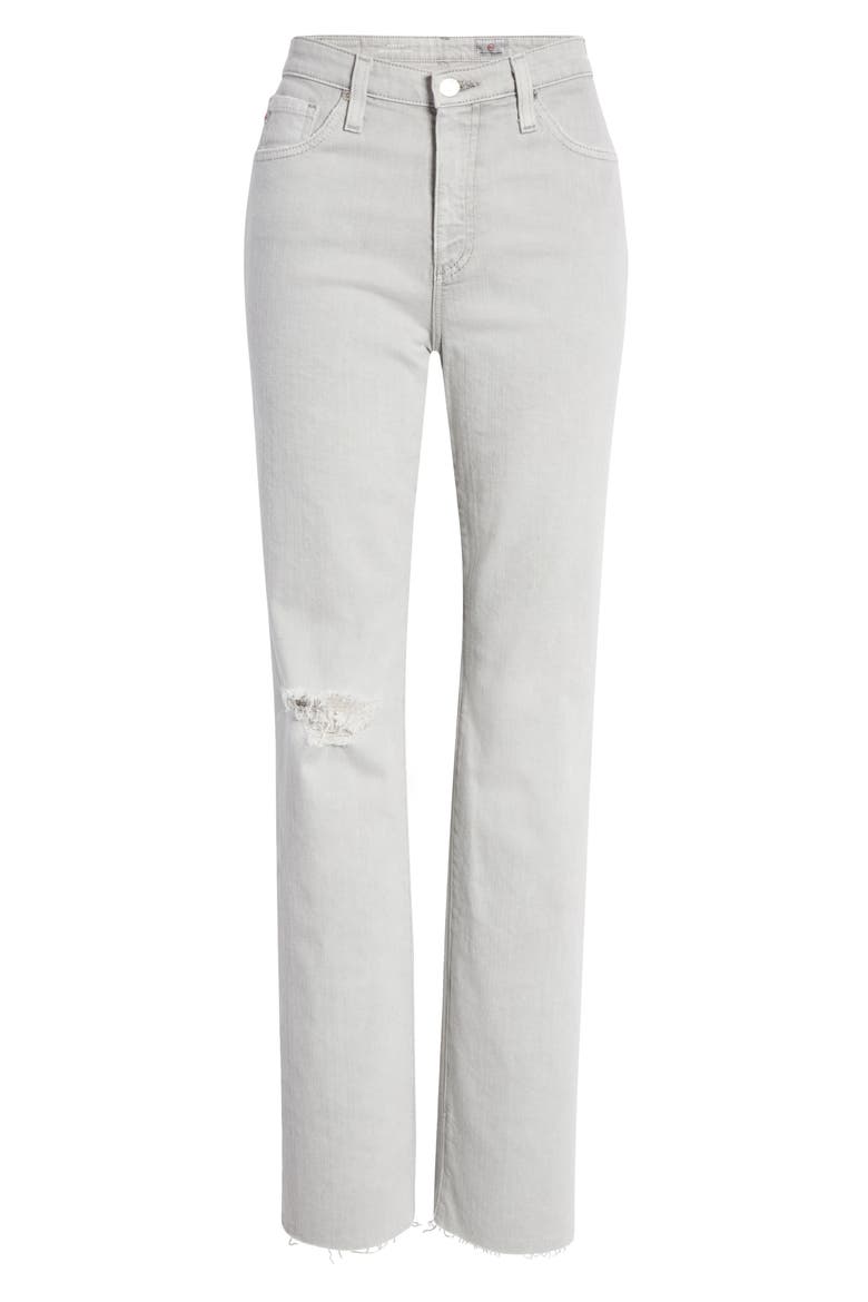Alexxis High Waist Straight Leg Jeans, Alternate, color, EARTH PIGMENT L