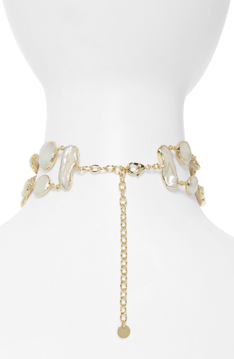 Cult Gaia Suri Keshi Pearl Choker, Alternate, color,