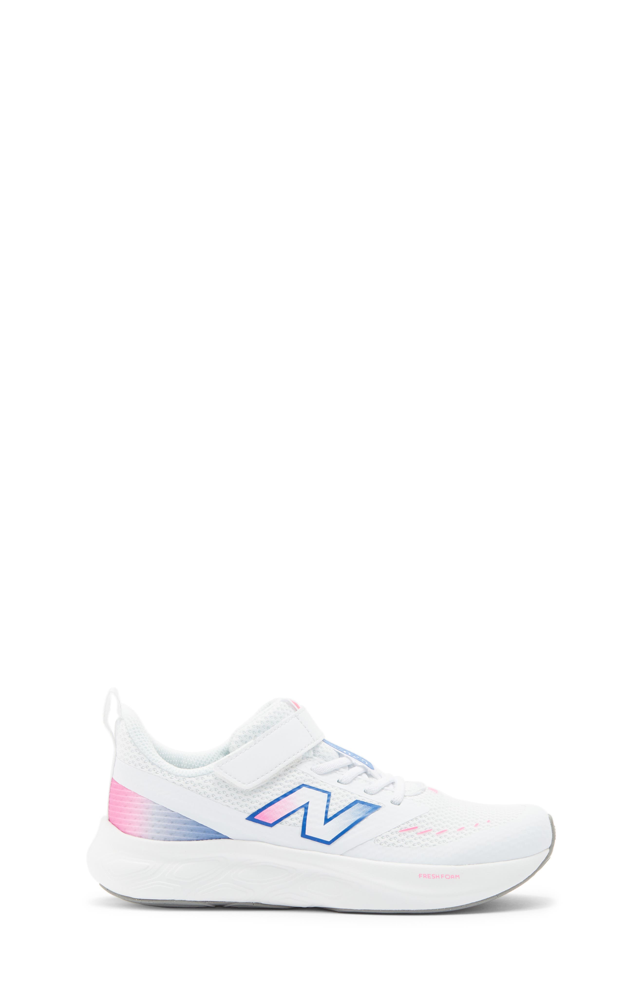Kids' 625 Sneaker, Alternate, color, NB WHITE/ PINK HEAT