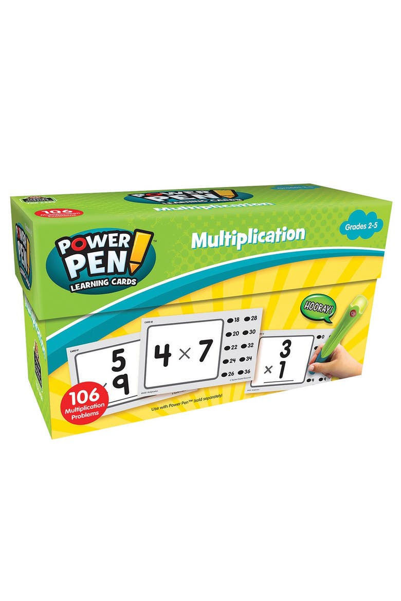 Power Pen Learning Math Quiz Cards - Set of 7, Alternate, color, Multicolor