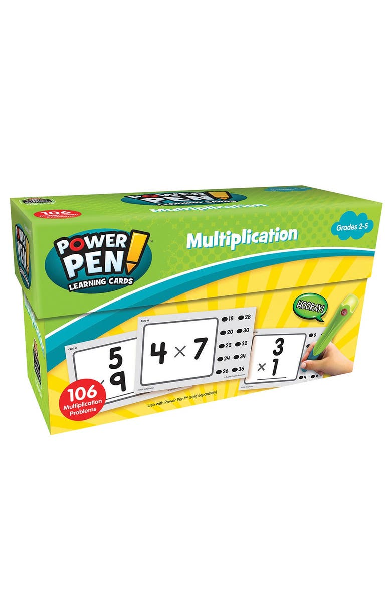 Kaplan Early Learning Company Power Pen Learning Math Quiz Cards - Set of 7, Alternate, color, Multicolor