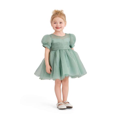 Puff-Sleeve Party Dress