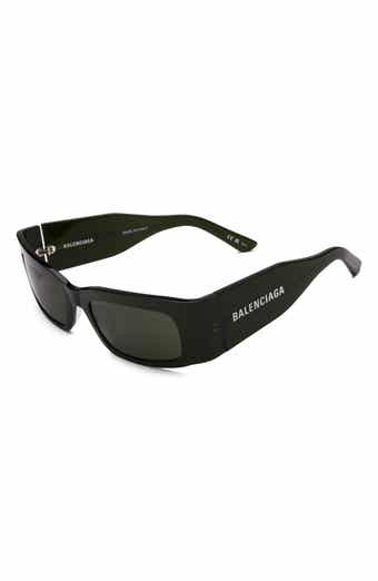 56mm Polarized Square Sunglasses