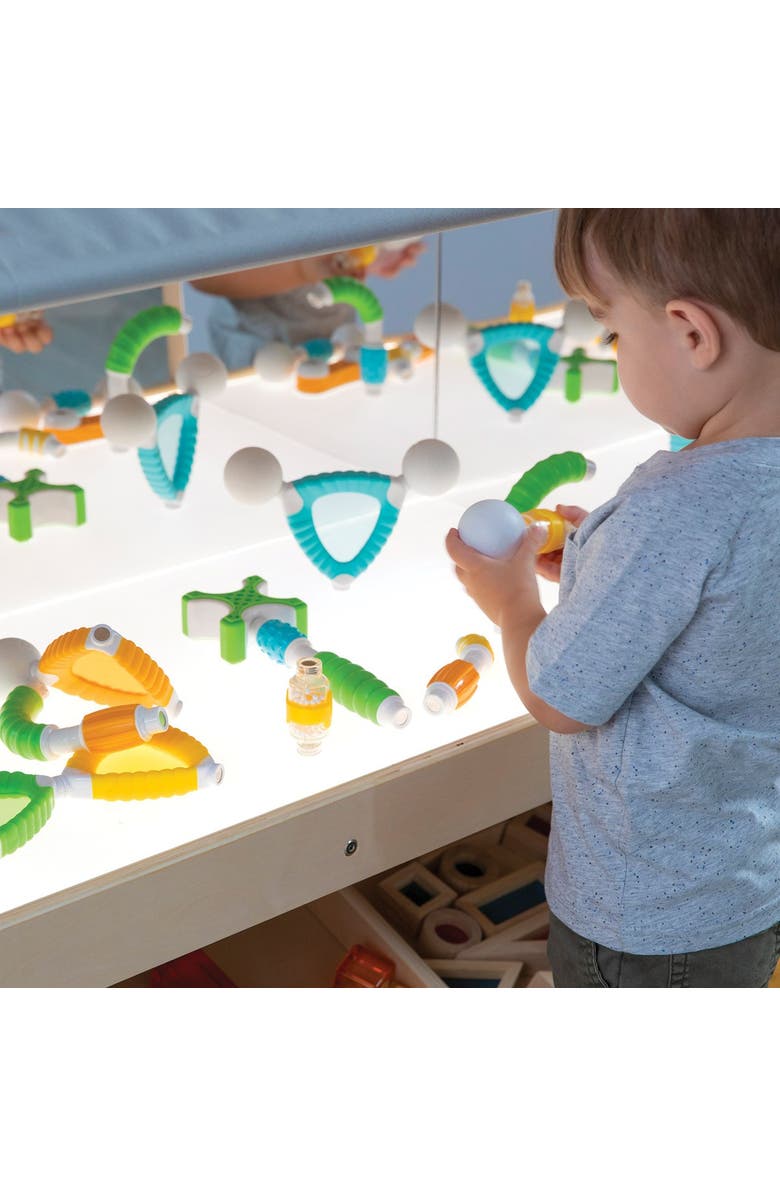 Kaplan Early Learning Company Starfish Washable Wicker Basket, Alternate, color, Brown