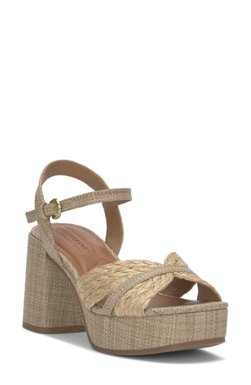 LUCKY BRAND LUCKY BRAND MARRIKA ANKLE STRAP PLATFORM SANDAL