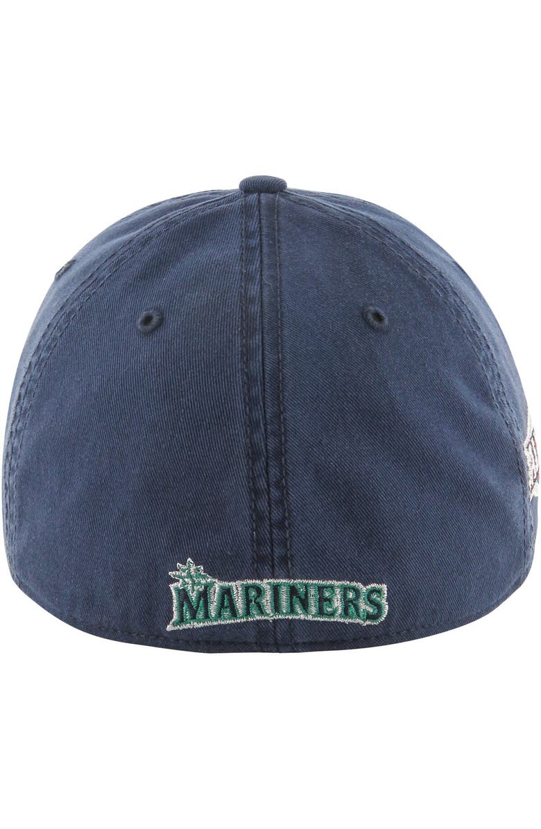 '47 Men's '47 Navy Seattle Mariners Sure Shot Classic Franchise Fitted Hat, Alternate, color,