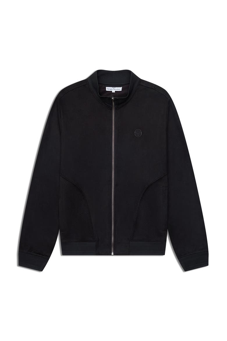 Camoscio Track Jacket, Alternate, color, BLACK BEAUTY