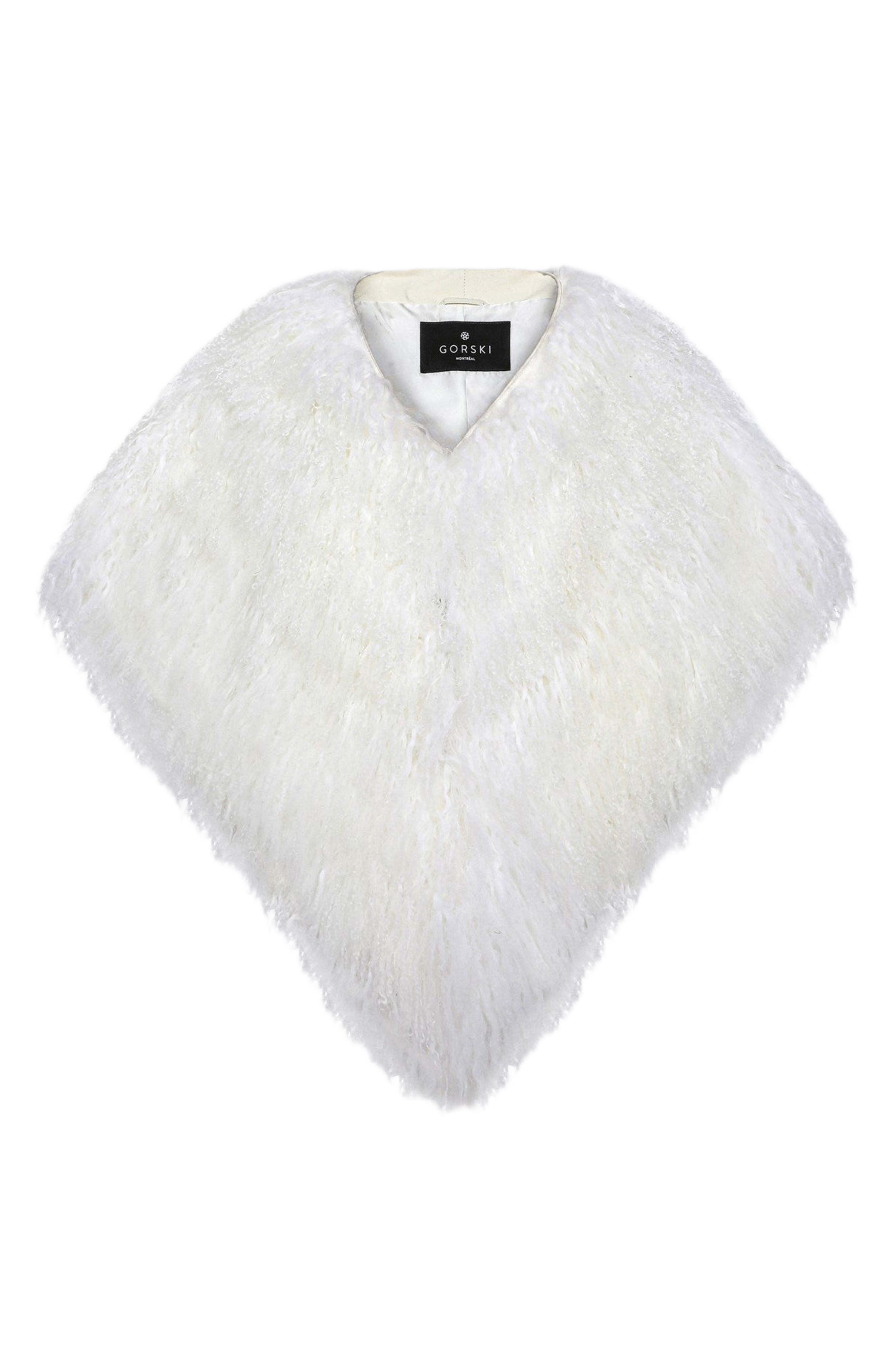 Select Genuine Shearling Shawl - image 4
