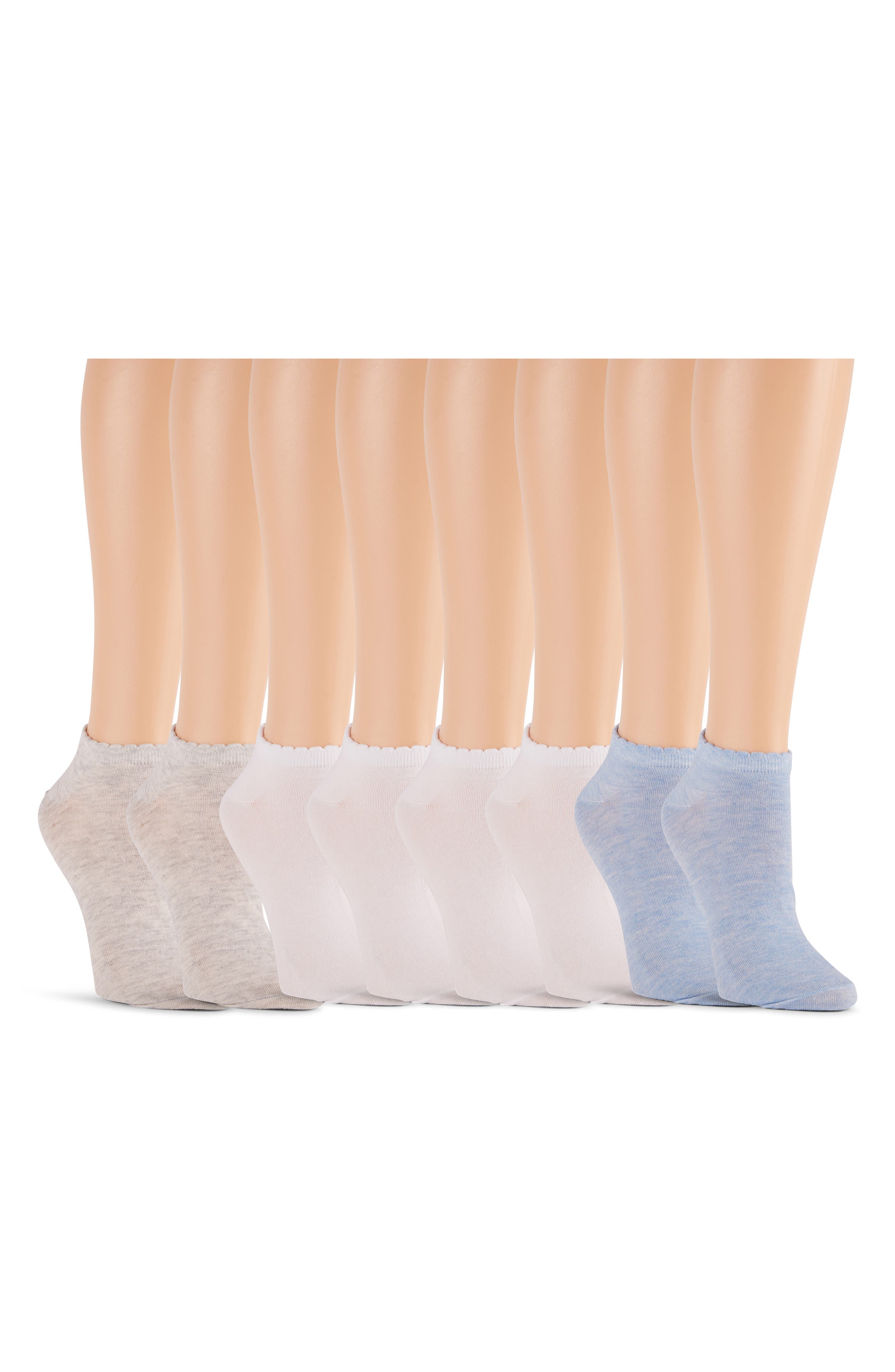 Laundry by Shelli Segal 8-Pack Assorted Low Cut Socks