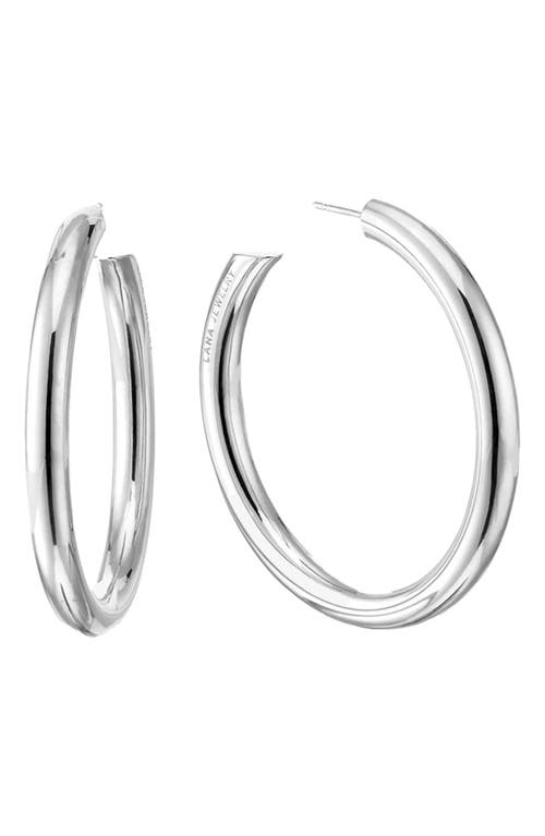 Lana Edge Hollow Hoop Earrings