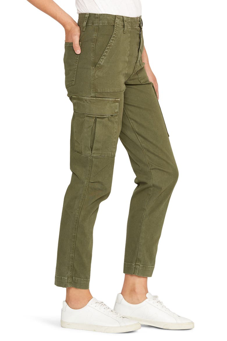Classic High Waist Cargo Pants, Alternate, color, WASHED TROOP