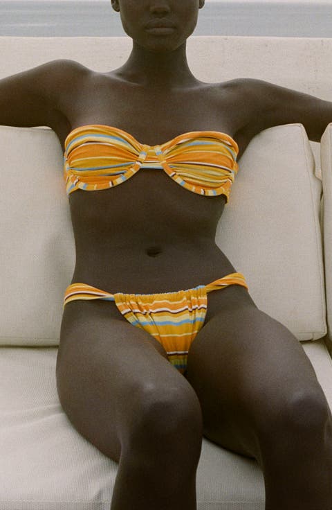 Stripe Bikini Bottoms