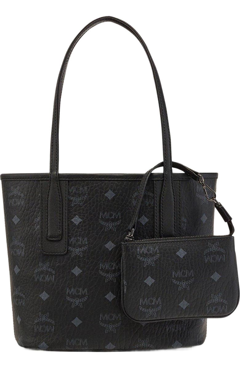 MCM Mini Reversible Liz Shopper in Visetos, Alternate, color,