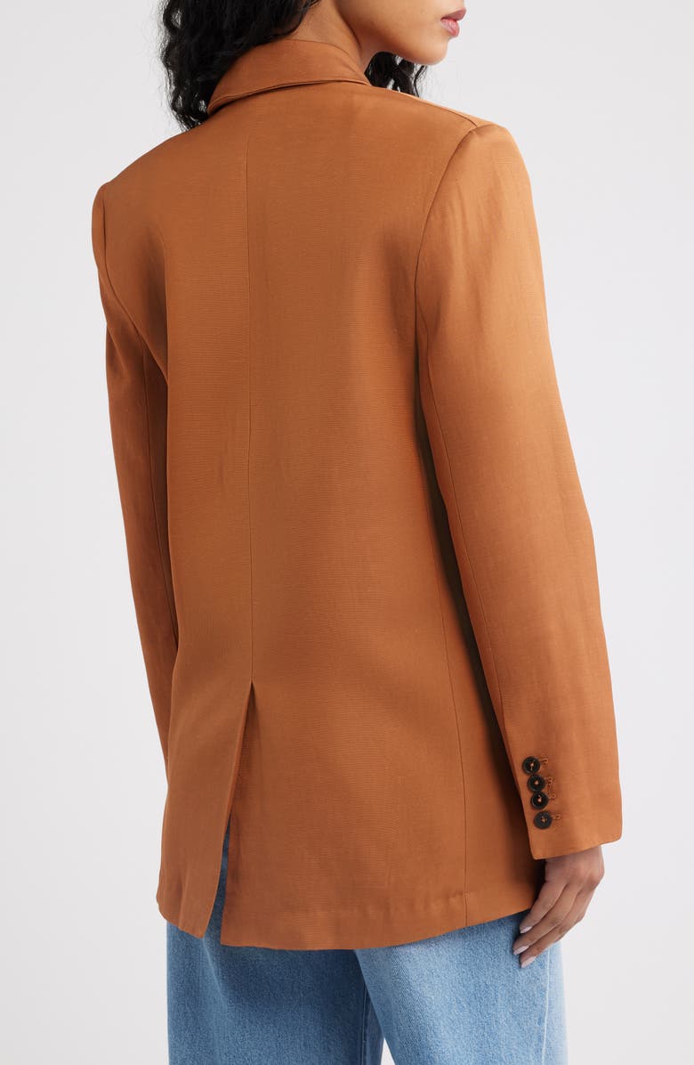 MANGO Americana Jacket, Alternate, color, Russet